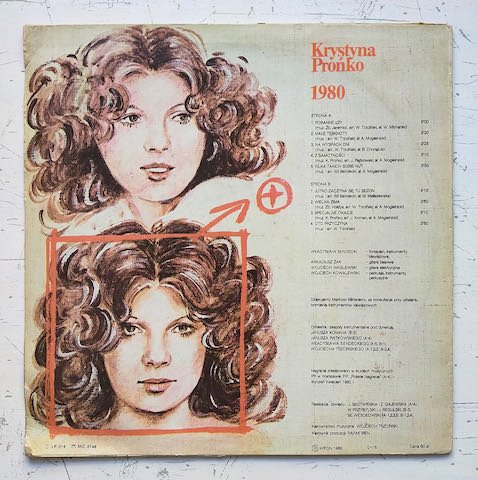 Krystyna Pronko - 1980 (LP)
