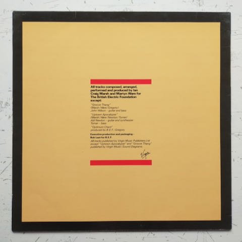 B.E.F. - Music For Listening To (LP)