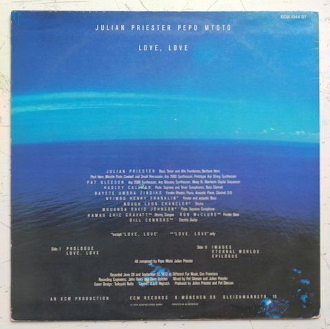 Julian Priester Pepo Mtoto - Love, Love (LP)