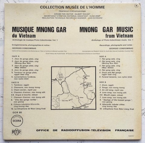 Mnong - Musique Mnong Gar Du Vietnam (LP)
