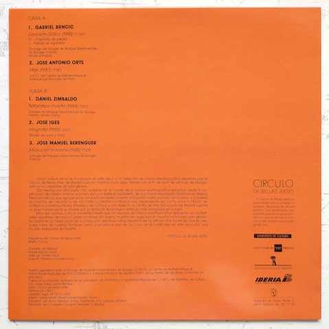 Various - Musica Electroacustica Espanola 3 (LP)