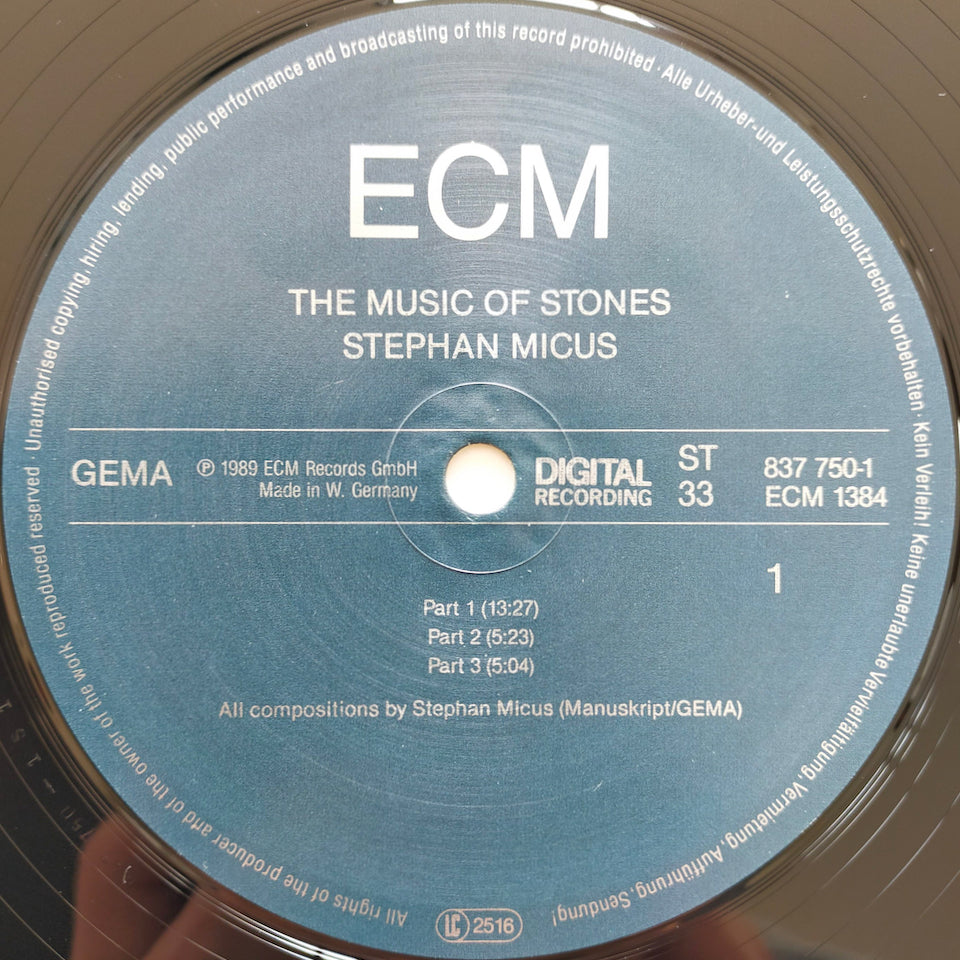 Stephan Micus – The Music Of Stones (LP)