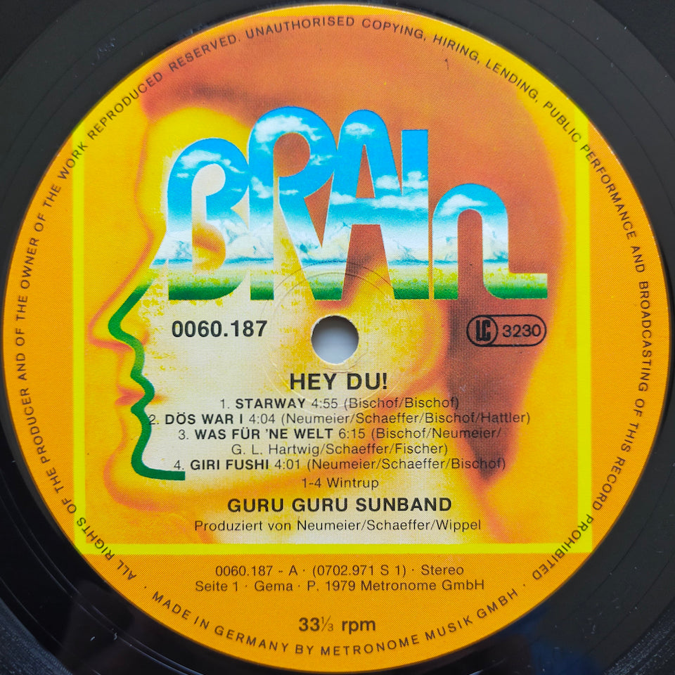 Guru Guru Sunband – Hey Du (LP)