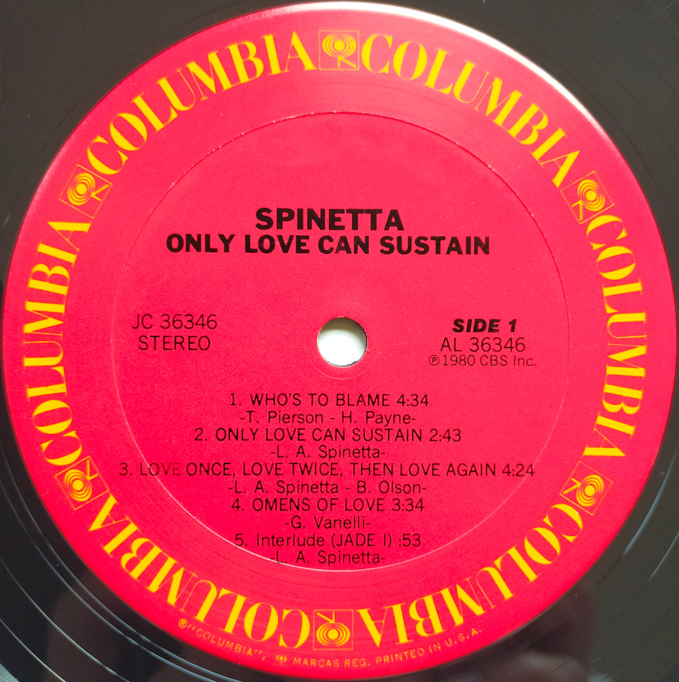 Spinetta – Only Love Can Sustain (LP)