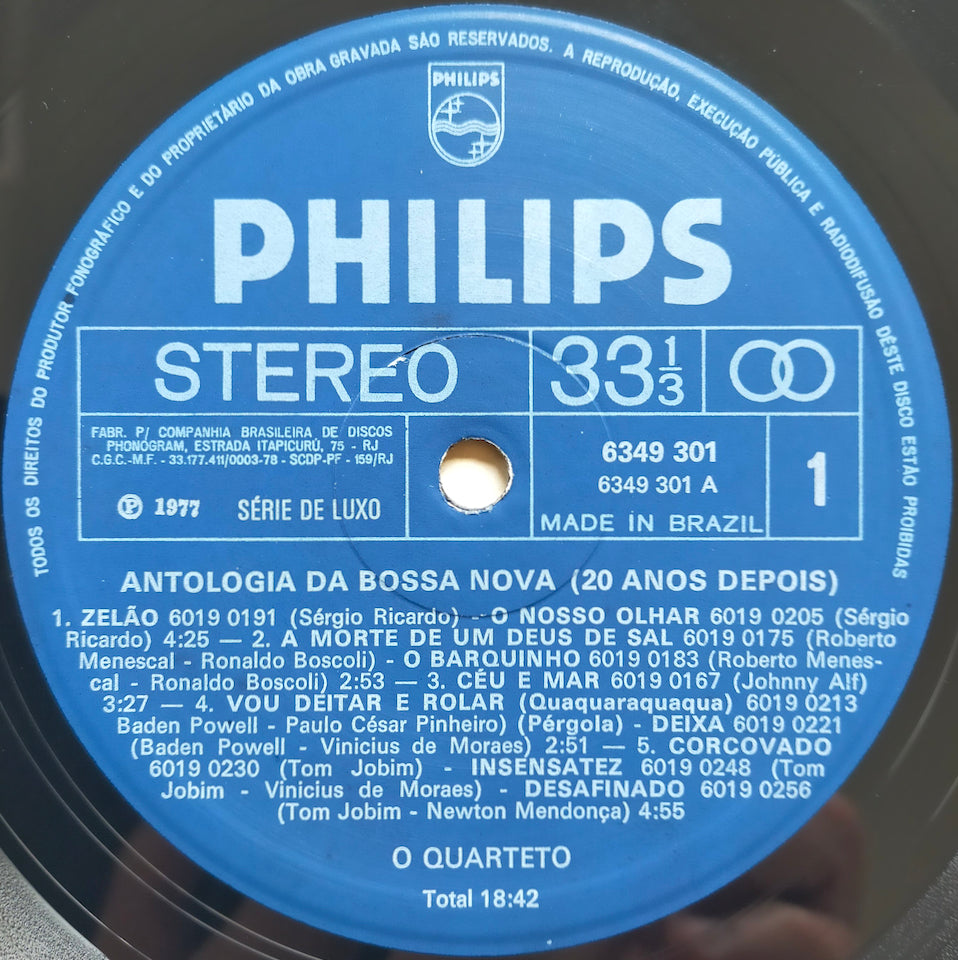 O Quarteto – Antologia Da Bossa Nova 20 Anos Depois (LP)