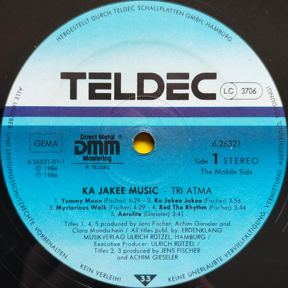 Tri Atma – Ka Jakee Music (LP)