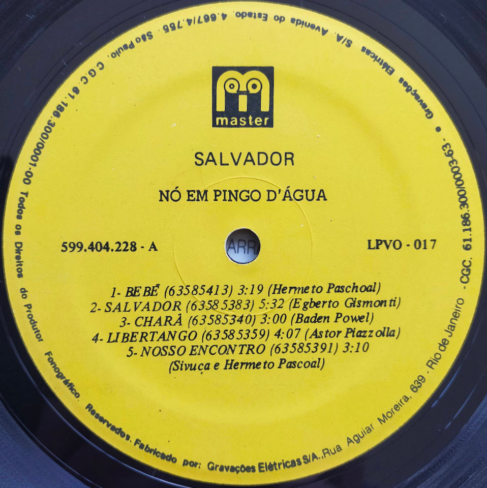 Nó Em Pingo D'Água – Salvador (LP)
