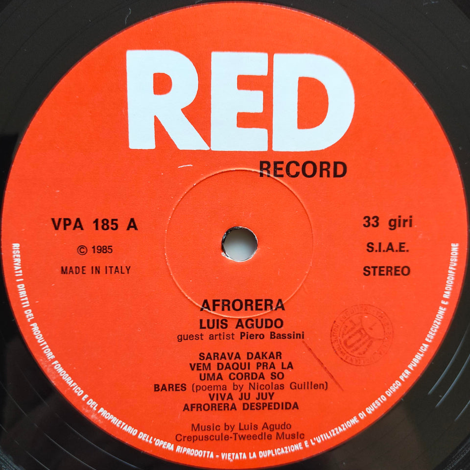 Luis Agudo – Afrorera (LP)