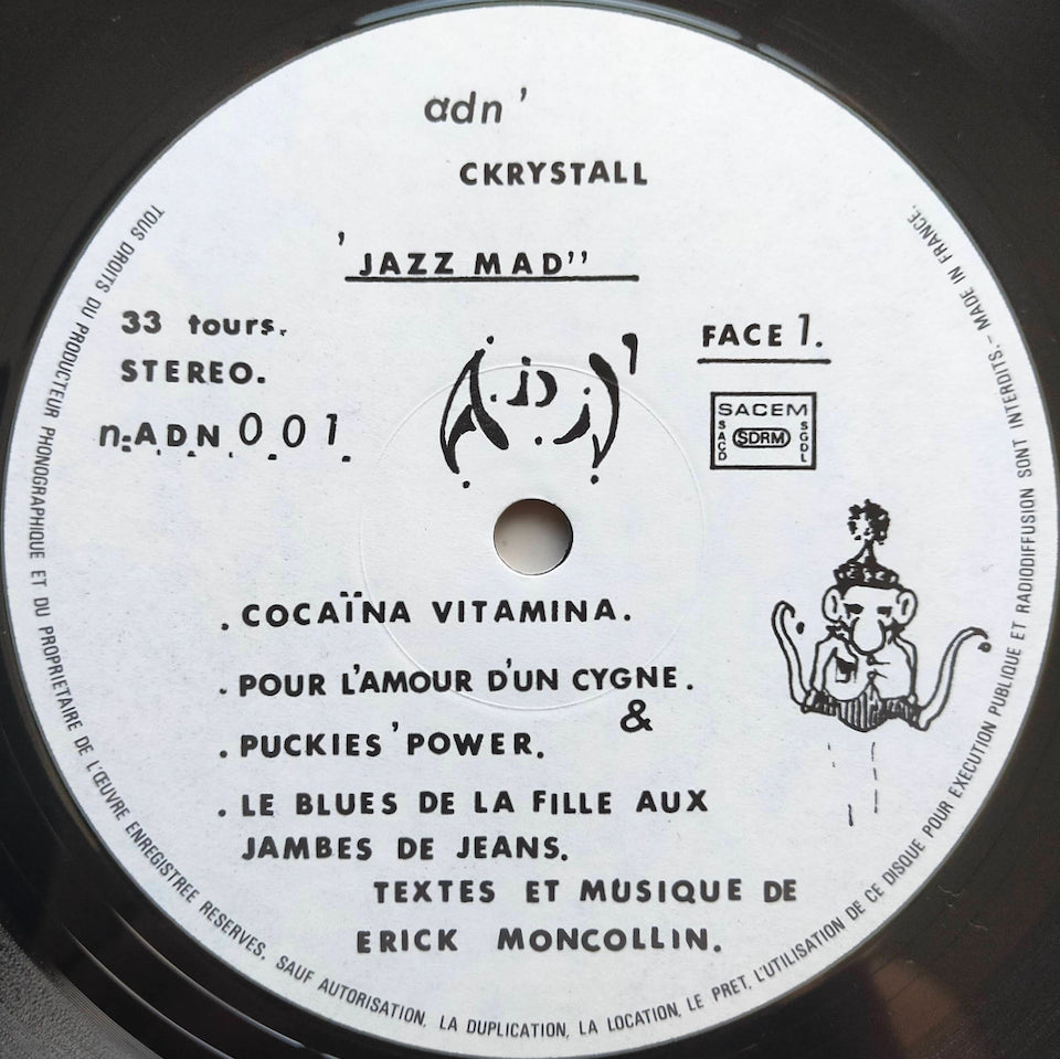 ADN' Ckrystall – Jazz' Mad (LP)