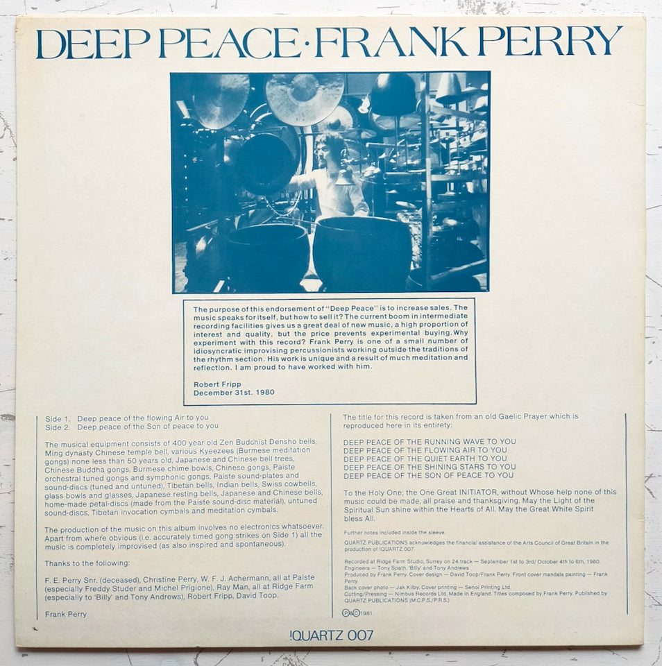 Frank Perry – Deep Peace (LP)