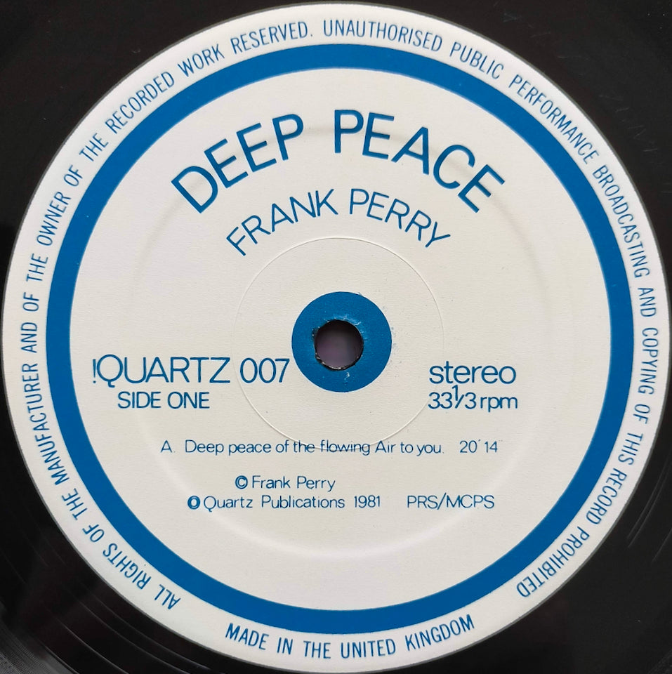 Frank Perry – Deep Peace (LP)
