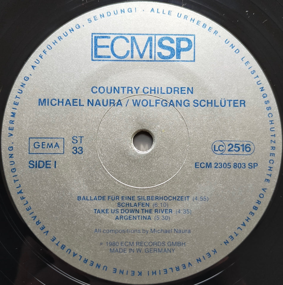 Michael Naura, Wolfgang Schlüter – Country Children (LP)