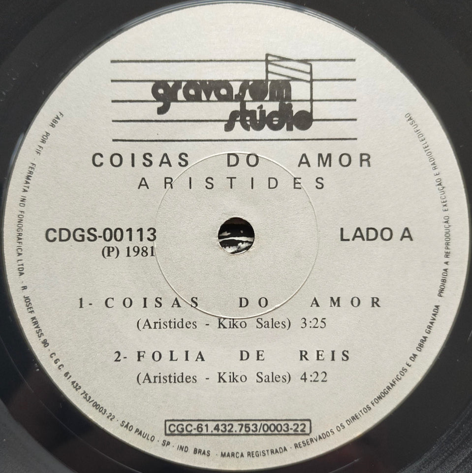 Aristides – Coisas Do Amor (7")