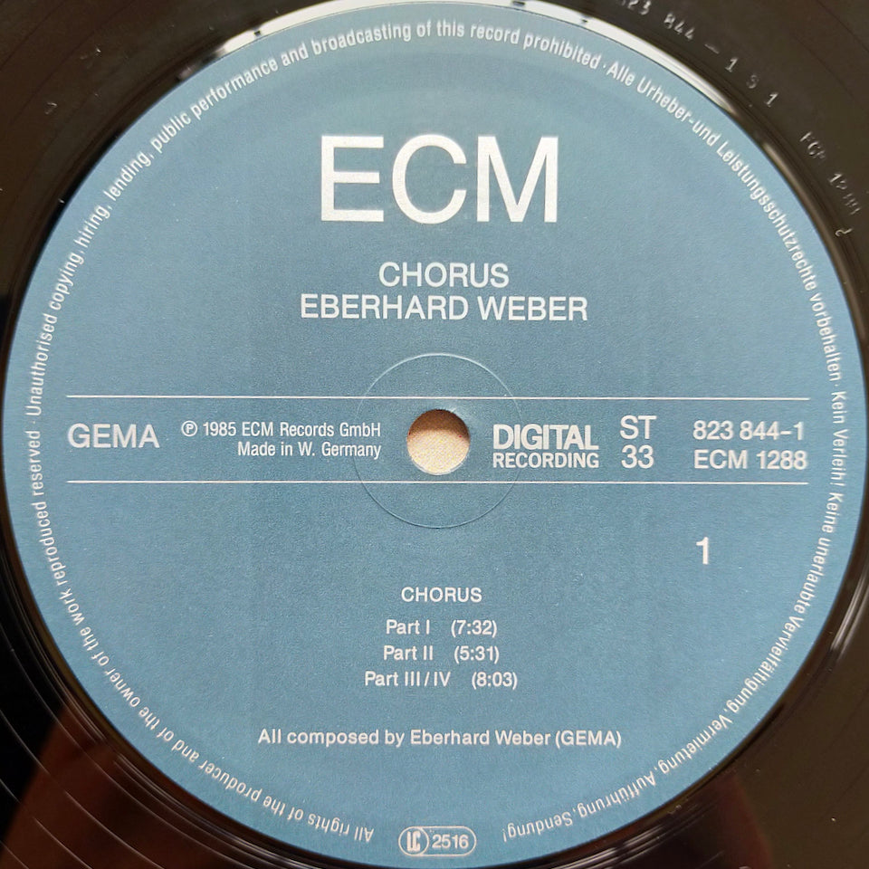 Eberhard Weber – Chorus (LP)