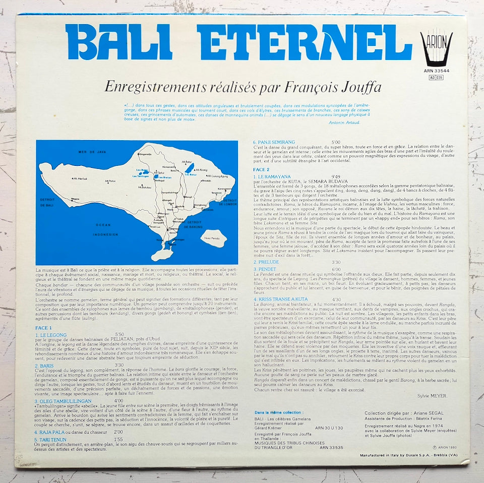 Unknown Artist – Bali Eternel (LP)