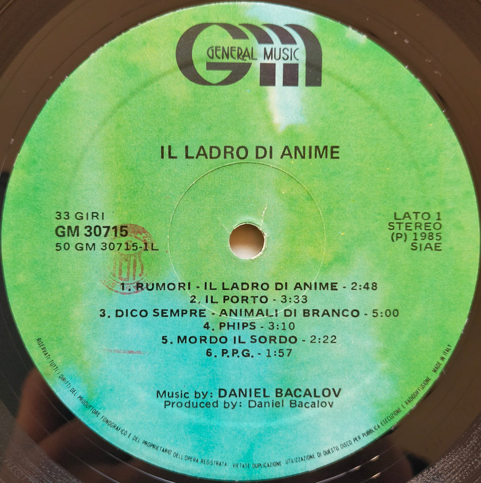 Daniel Bacalov – Il Ladro Di Anime (LP)