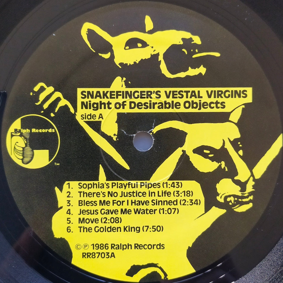 Snakefinger's Vestal Virgins – Night Of Desirable Objects (LP)