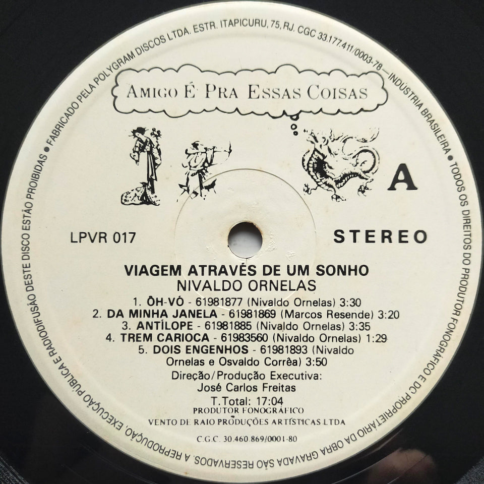 Nivaldo Ornelas – Viagem Através De Um Sonho (LP)
