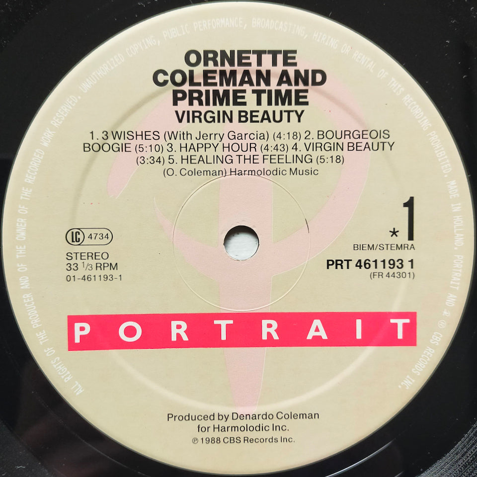 Ornette Coleman And Prime Time – Virgin Beauty (LP)