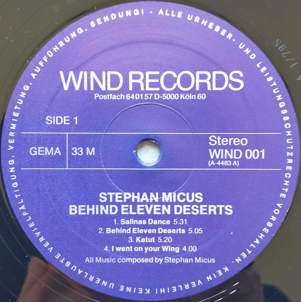 Stephan Micus – Behind Eleven Deserts (LP)