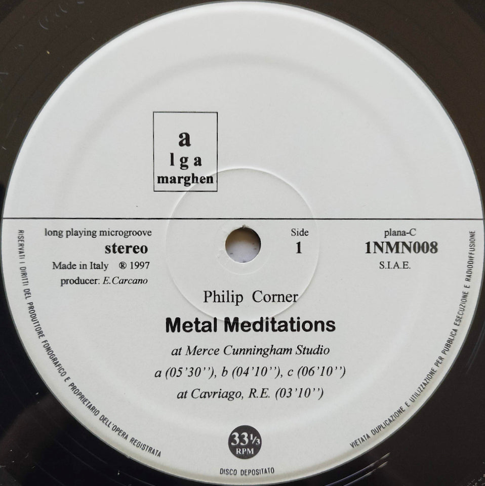 Philip Corner – Metal Meditations (LP)