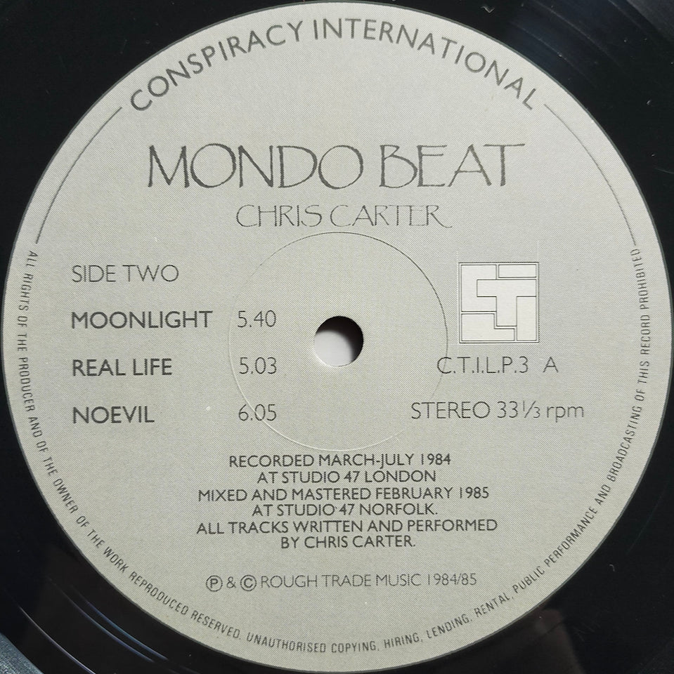Chris Carter – Mondo Beat (LP)