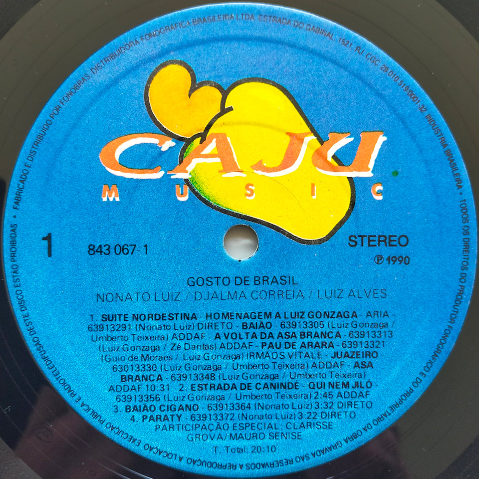 Nonato Luiz, Djalma Corrêa, Luiz Alves – Gosto de Brasil (LP)