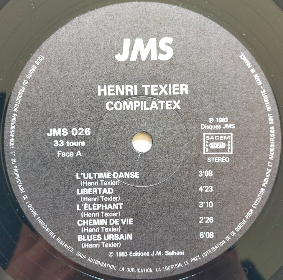 Henri Texier – Compilatex (LP)