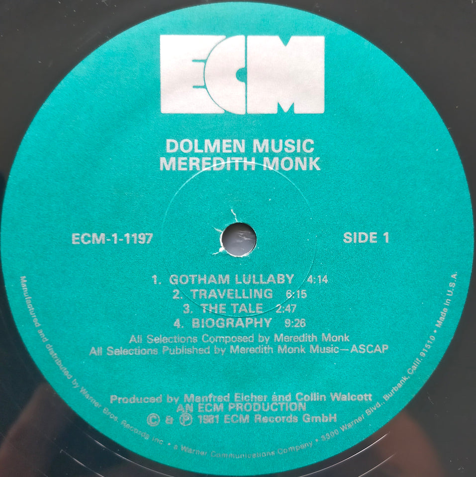 Meredith Monk - Dolmen Music (LP)