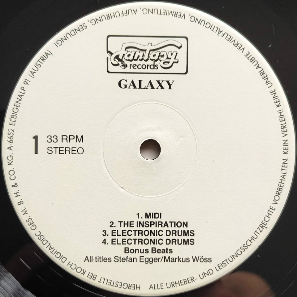 Stefan Egger – Galaxy Record Vol. 1 (LP)