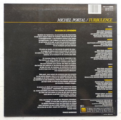 Michel Portal - Turbulence (LP)