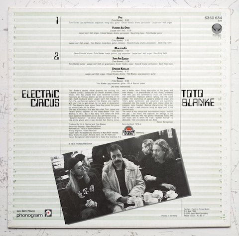 Toto Blanke - Electric Circus (LP)