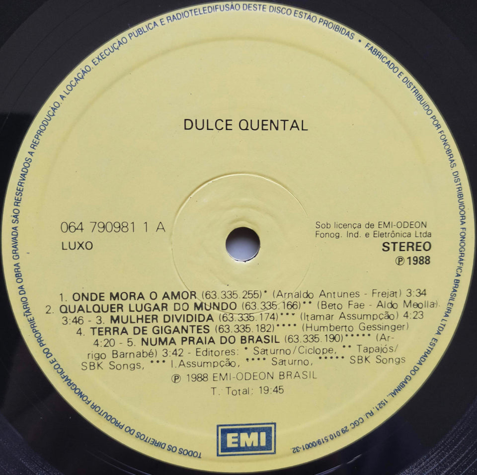 Dulce Quental - S.T. (LP)