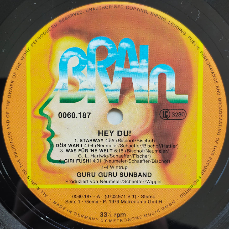 Guru Guru Sunband – Hey Du (LP)