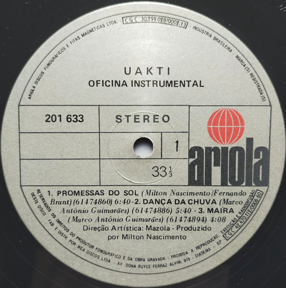 Uakti – Oficina Instrumental (LP)