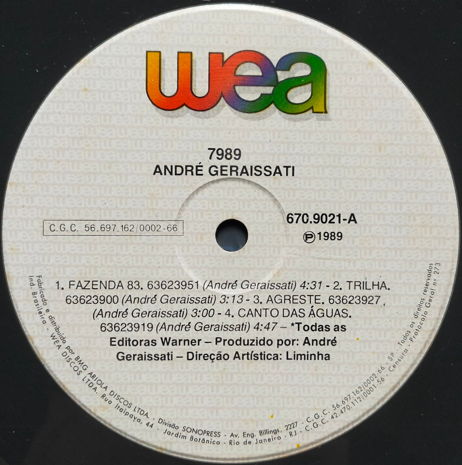 André Geraissati – 7989 (LP)