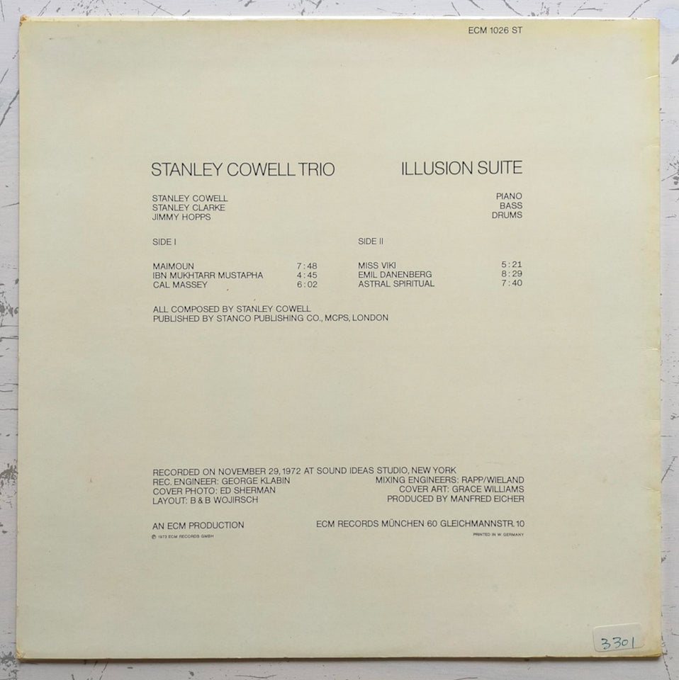 Stanley Cowell Trio – Illusion Suite (LP)