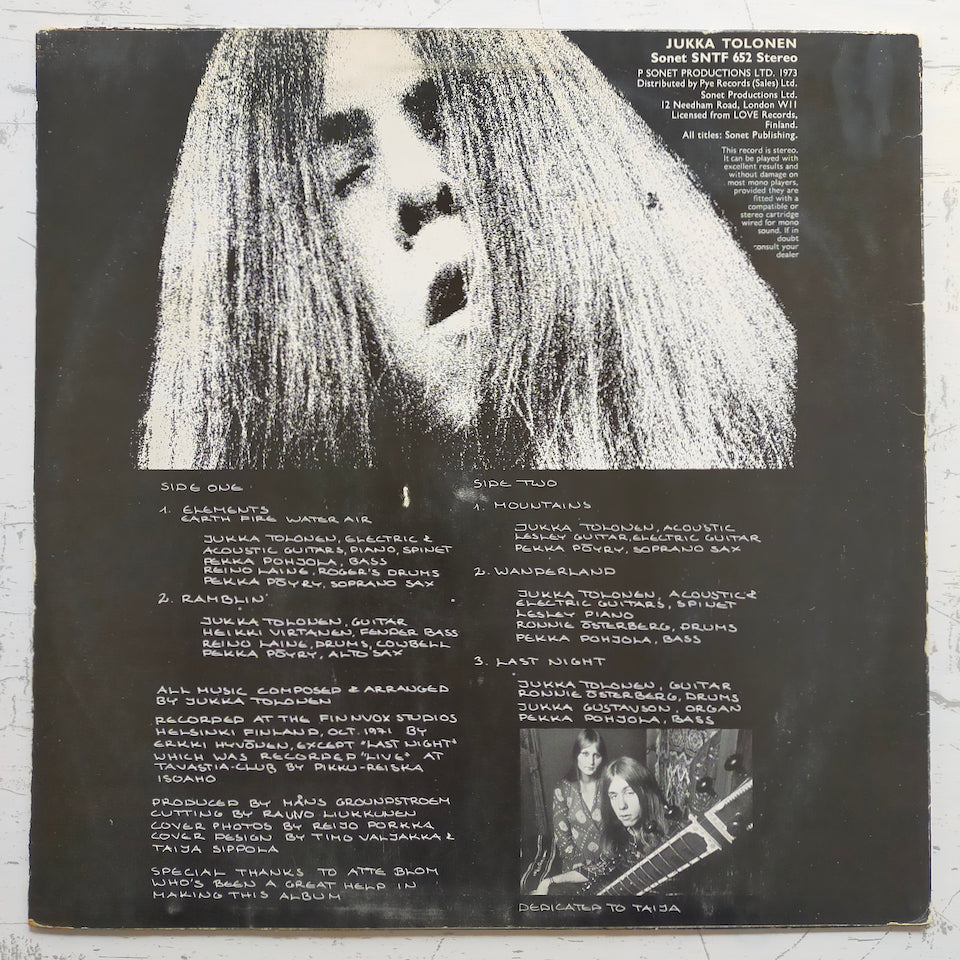 Jukka Tolonen – Tolonen! (LP)