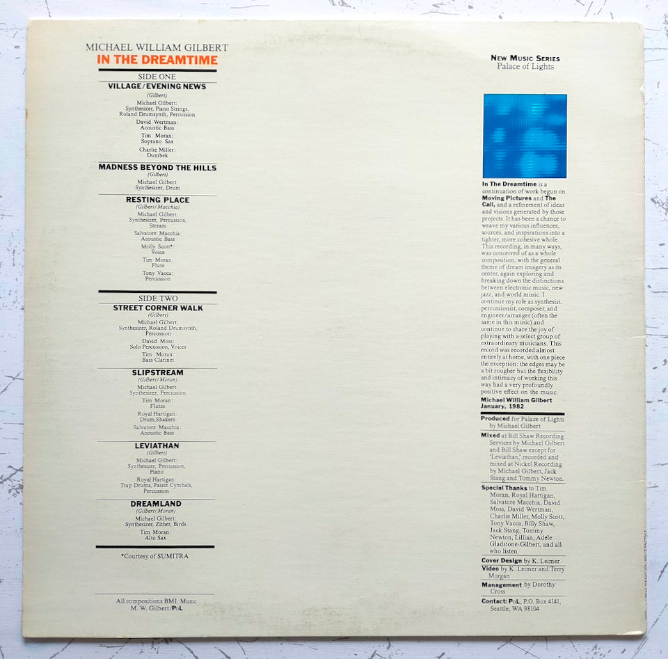 Michael William Gilbert – In The Dreamtime (LP)