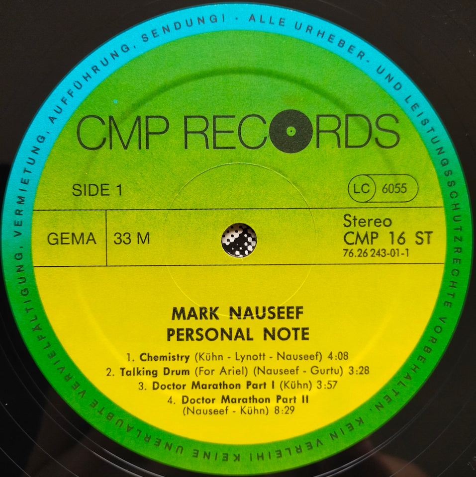 Mark Nauseef – Personal Note (LP)