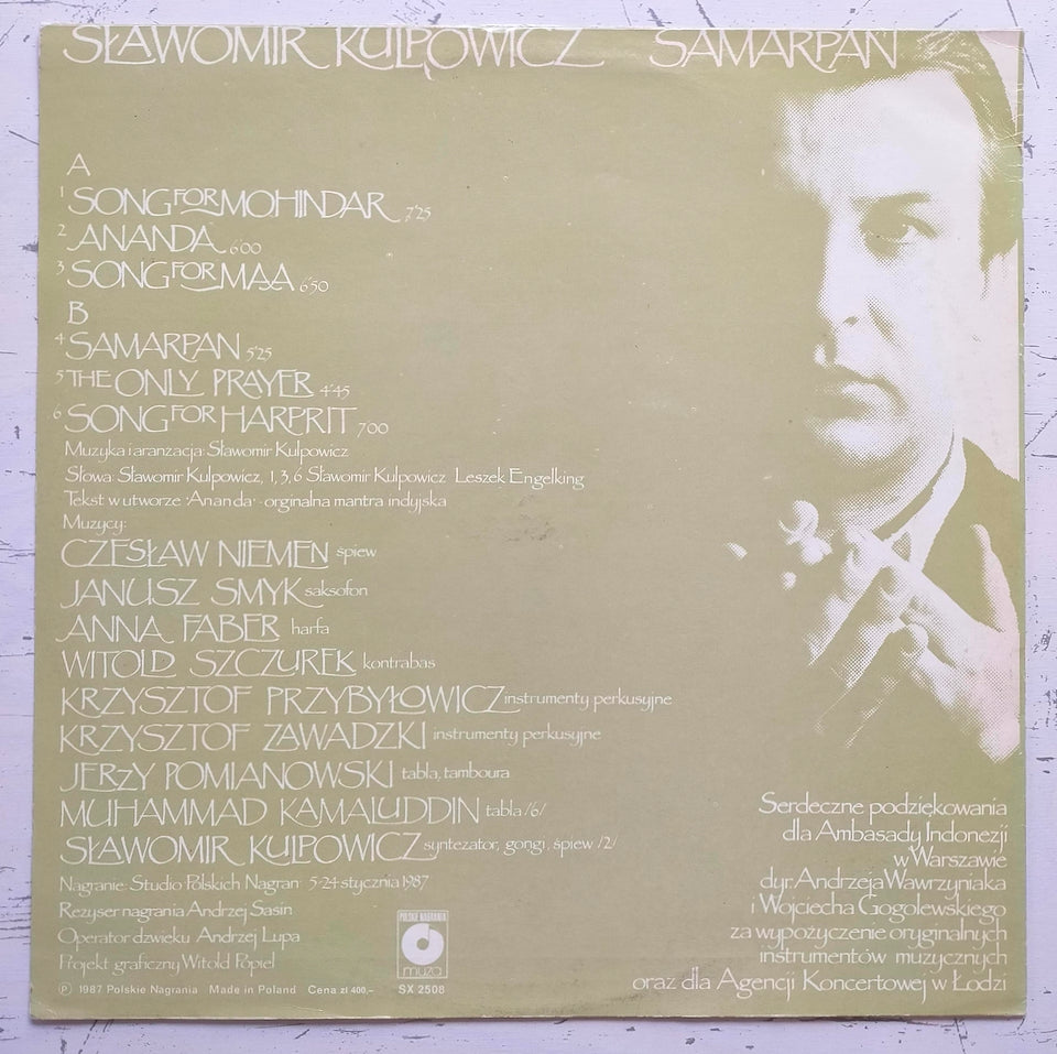 Kulpowicz Featuring Niemen – Samarpan (LP)