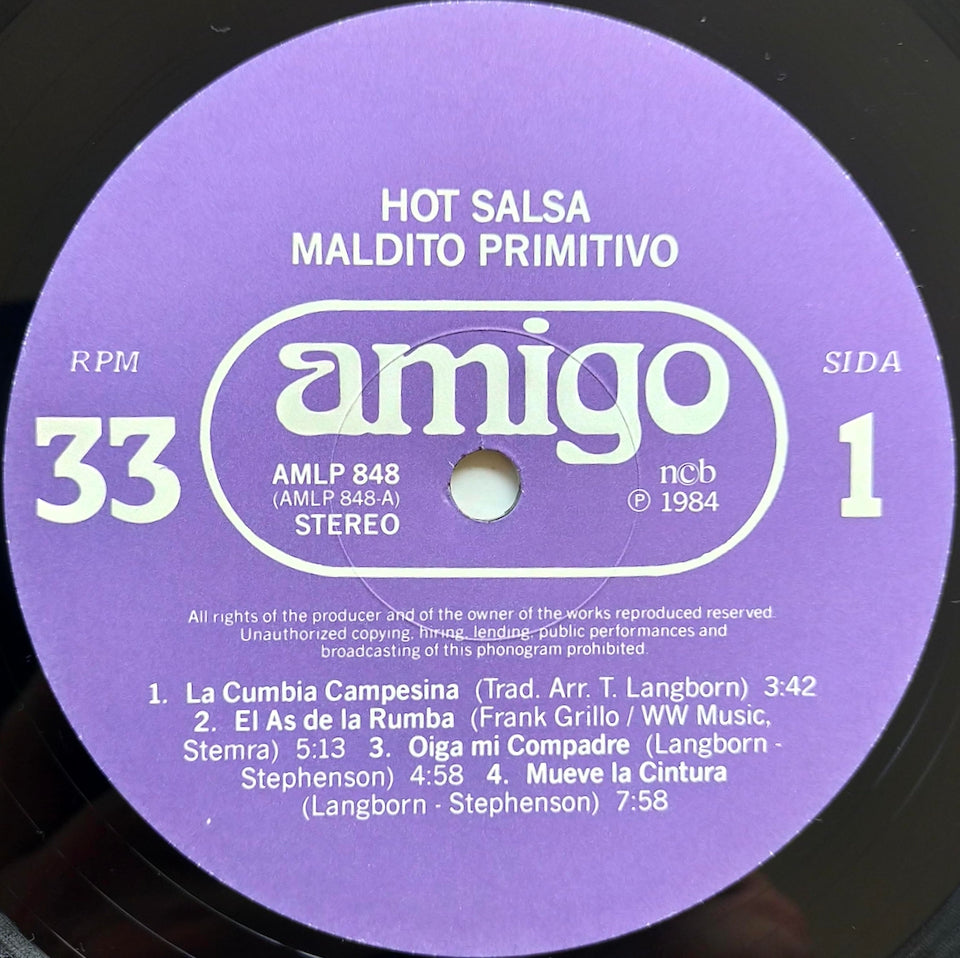 Hot Salsa – Maldito Primitivo (LP)