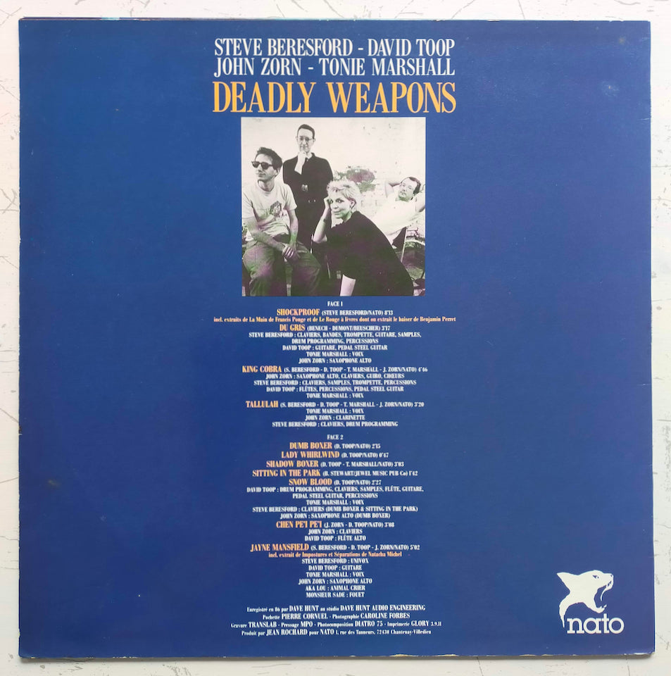 Steve Beresford / David Toop / John Zorn / Tonie Marshall - Deadly Weapons (LP)