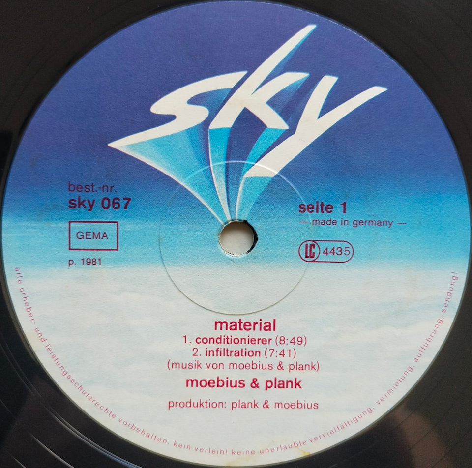 Moebius & Plank – Material (LP)