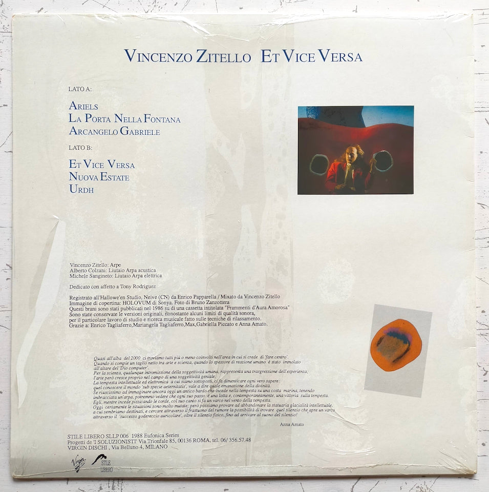 Vincenzo Zitello – Et Vice Versa (LP)