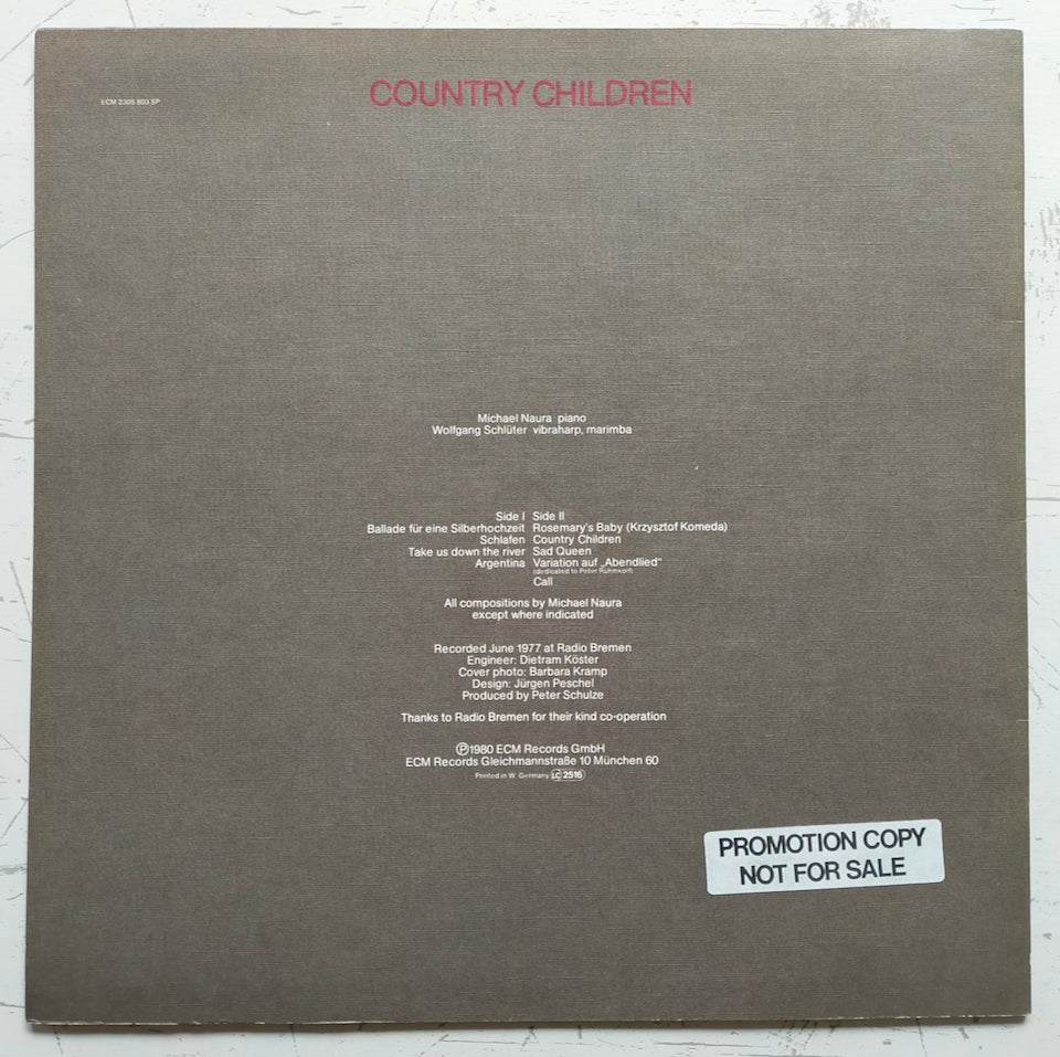Michael Naura, Wolfgang Schlüter – Country Children (LP)