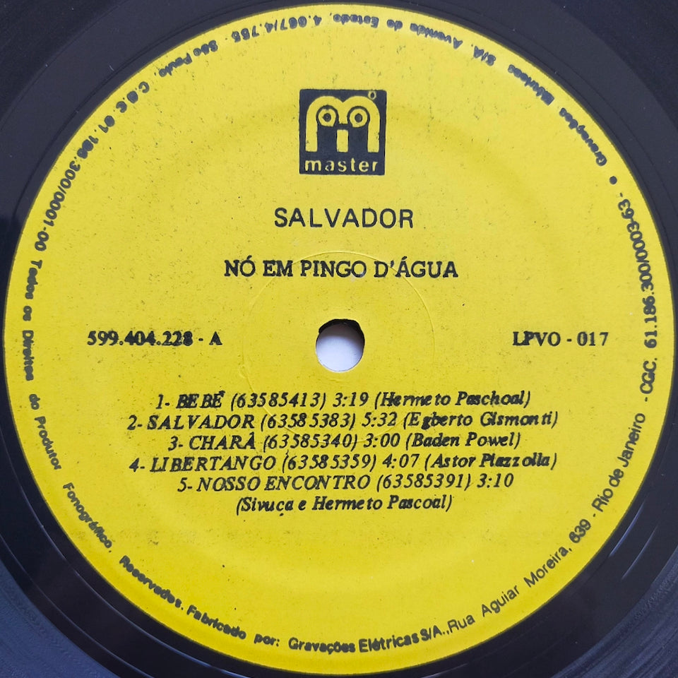 Nó Em Pingo D'Água – Salvador (LP)