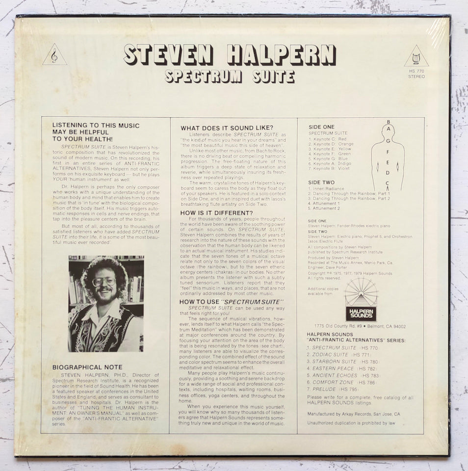Steven Halpern – Spectrum Suite (LP)