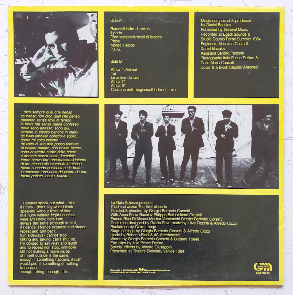 Daniel Bacalov – Il Ladro Di Anime (LP)