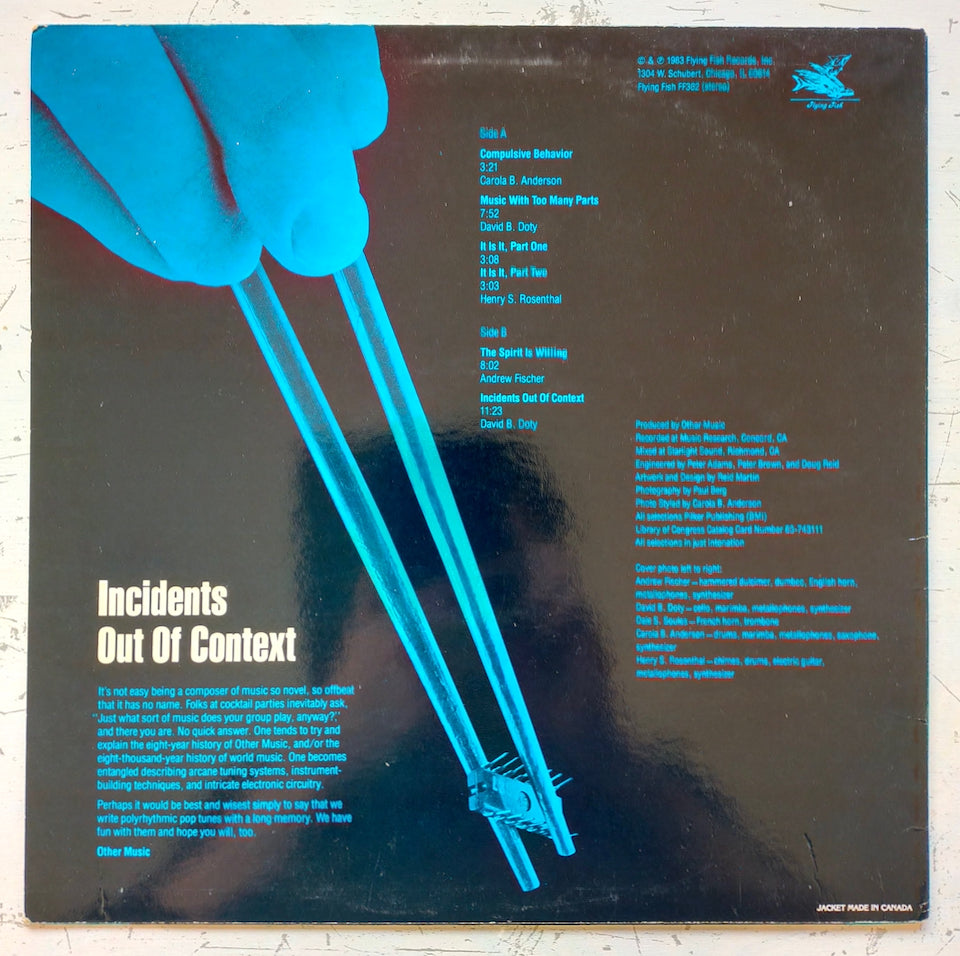 Other Music – Incidents Out Of Context (LP)